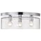 Nuvo Marlowe - 15 Inch Flush Mount - Polished Nickel with Clear Glass 60/8074 - alternate 3